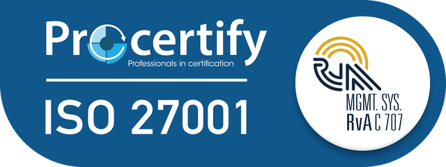 ISO 27001 gecertificeerd — ProCertify
